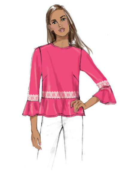 Modello di top - Butterick 6592
