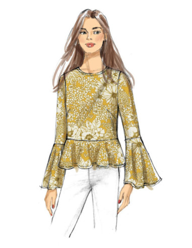 Modello di top - Butterick 6592