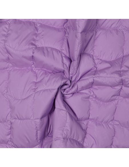 Tessuto trapuntato double face pop - Lilla e albicocca
