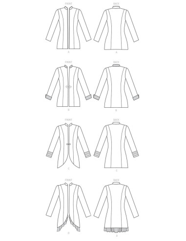 Modello di giacca - Butterick 6602