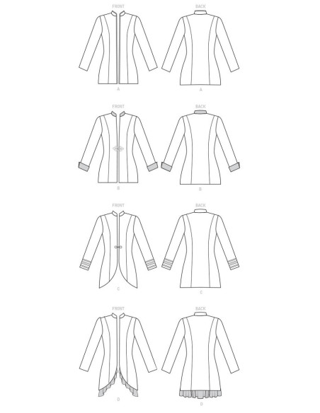 Modello di giacca - Butterick 6602