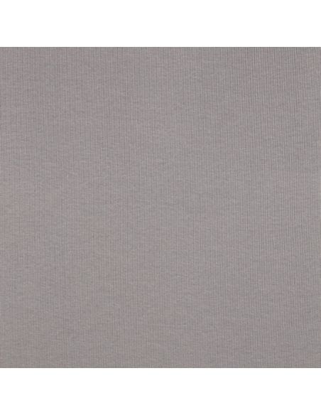 Tessuto jersey a coste - Grigio