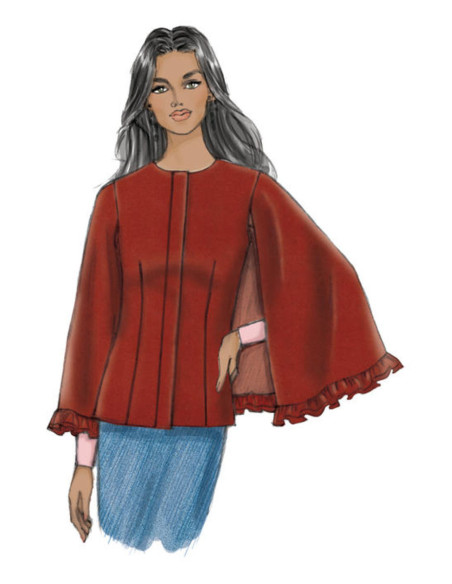 Modello di mantello - Butterick 6603