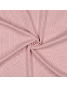 Tessuto jersey a coste - Blush