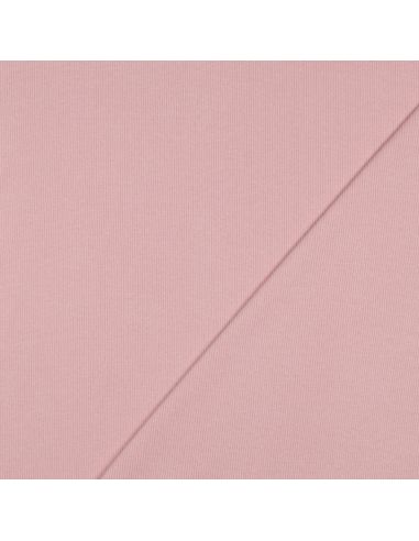 Tessuto jersey a coste - Blush