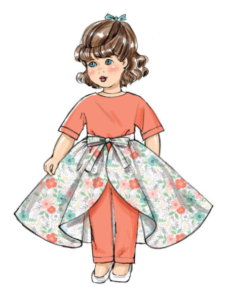 Modello di abbigliamento per bambola - Butterick 6606