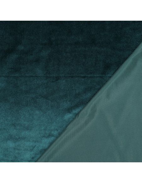 Tessuto velluto di lusso per arredamento - Blu petrolio