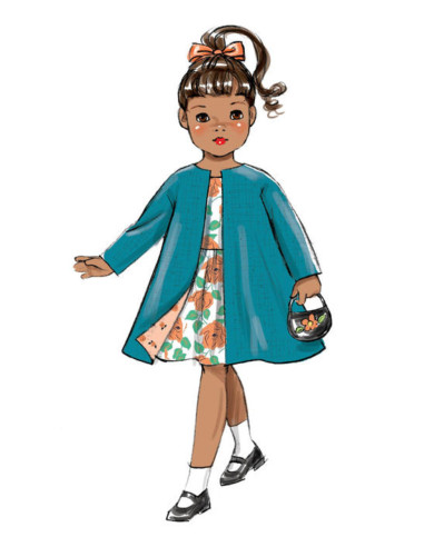 Modello di abbigliamento per bambola - Butterick 6606