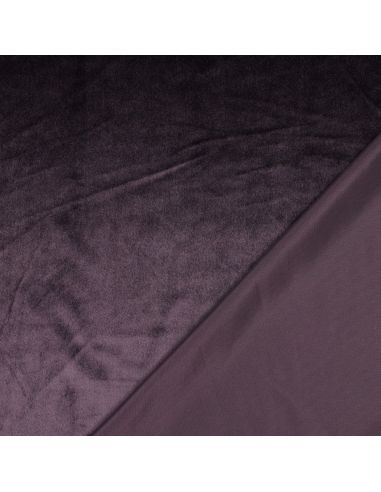Tessuto velluto di lusso per arredamento - Melanzana