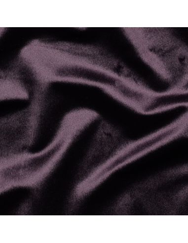 Tessuto velluto di lusso per arredamento - Melanzana