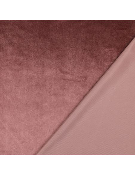 Tessuto velluto di lusso per arredamento - Rosa antico