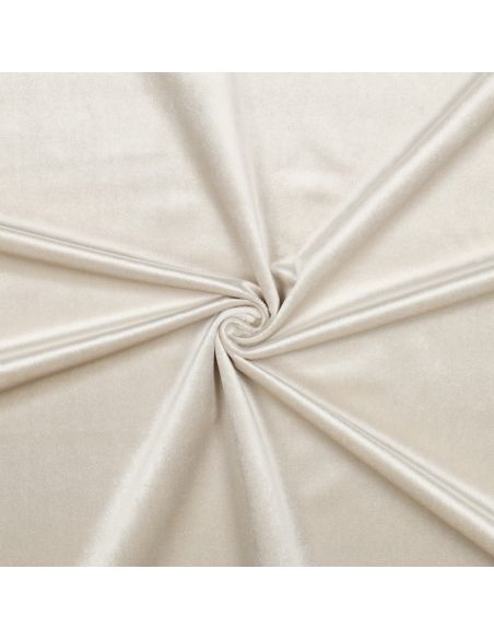 Tessuto velluto di lusso per arredamento - Ecru