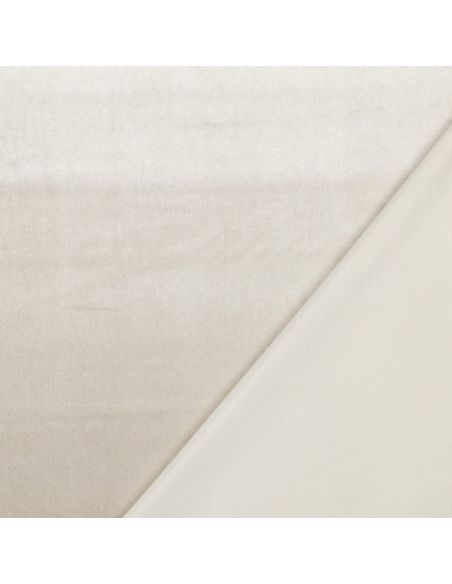 Tessuto velluto di lusso per arredamento - Ecru