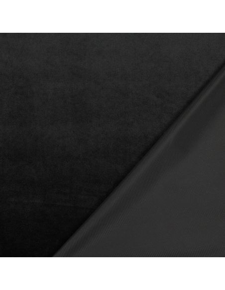 Tessuto velluto di lusso per arredamento - Nero