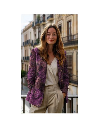 Tessuto jacquard - Peonia