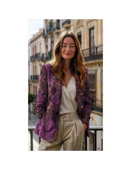 Tessuto jacquard - Peonia