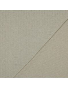 Tessuto a maglia a coste lurex - Ecru dorato 2
