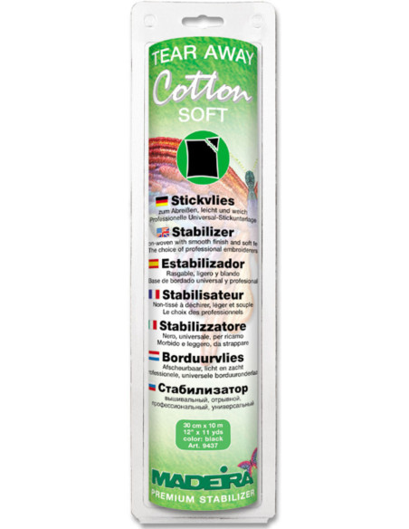 Stabilizzatore da strappare Cotton Soft - Nero