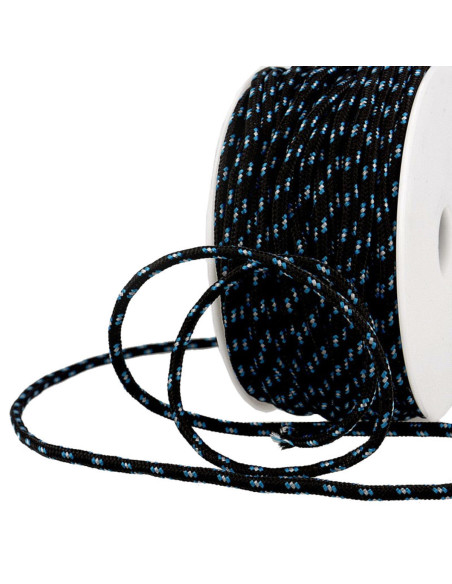 Cordone multicolore sport - Nero, blu e bianco