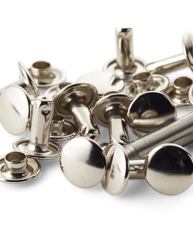 Set di 20 rivetti tubolari con utensile di perforazione da 3-4 mm