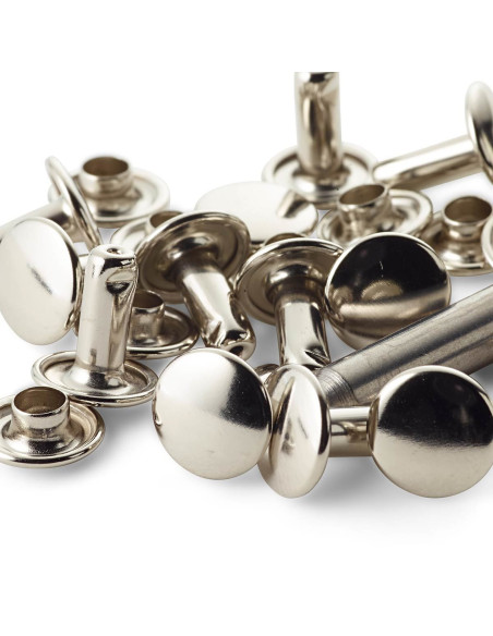 Set di 20 rivetti tubolari con utensile di perforazione da 3-4 mm