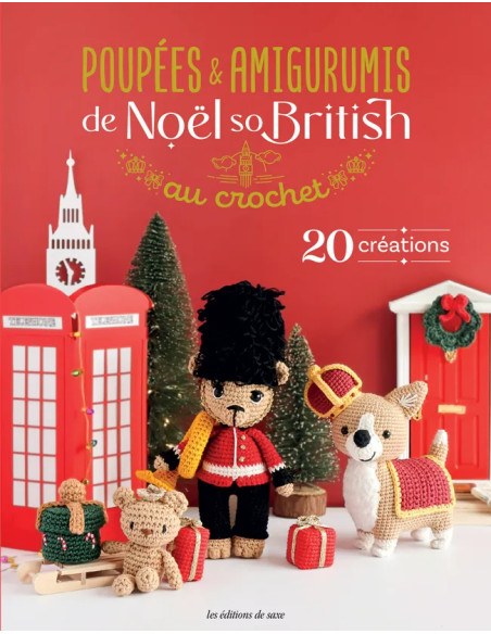 Libro bambole e amigurumi di Natale in stile British