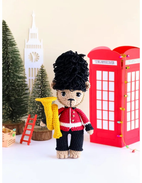 Libro bambole e amigurumi di Natale in stile British