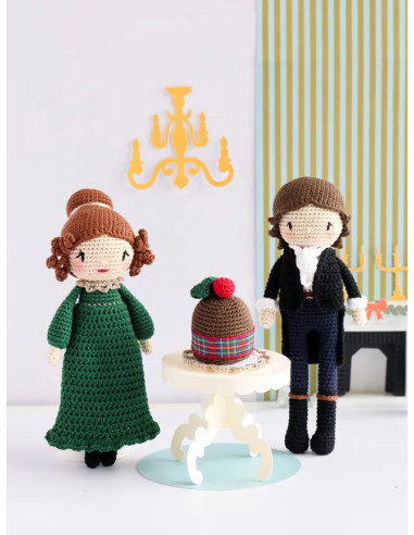 Libro bambole e amigurumi di Natale in stile British