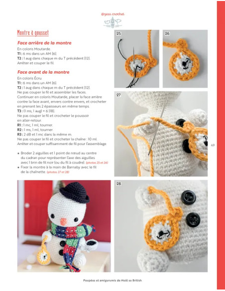 Libro bambole e amigurumi di Natale in stile British