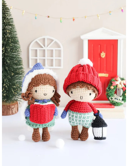 Libro bambole e amigurumi di Natale in stile British