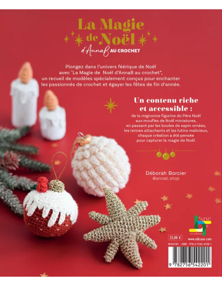 Libro La magia del Natale di AnnaB all'uncinetto