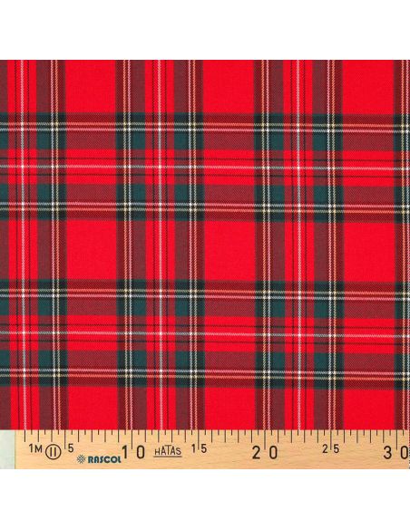 Tessuti tartan scozzesi - Rosso