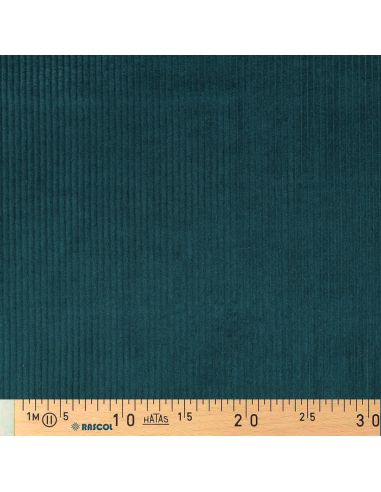 Tessuto velluto a coste di cotone - Verde smeraldo