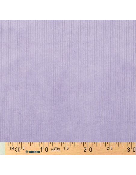 Tessuto velluto a coste di cotone - Lilla