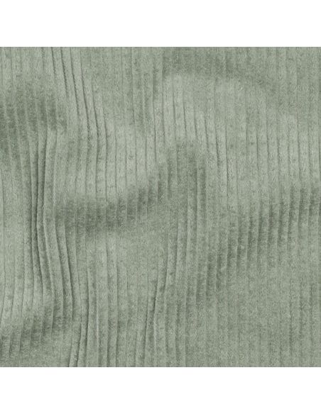Tessuto velluto a coste di cotone - Verde salvia