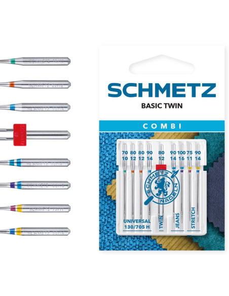Aghi assortiti Combi Basic Twin Schmetz