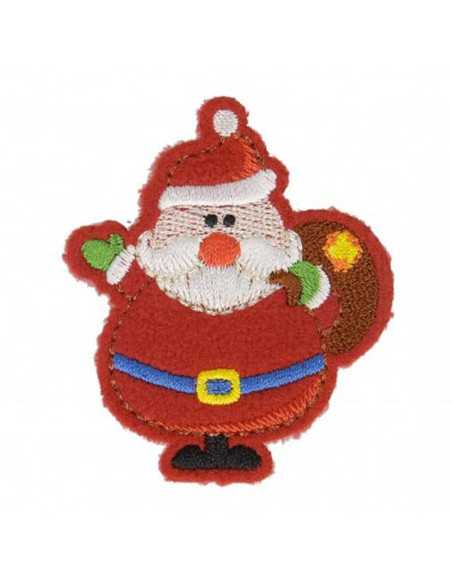 Toppa termoadesiva di Natale - Babbo Natale