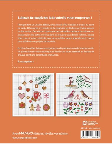 Libro ricamo incantato - 500 modelli da ricamare