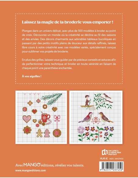 Libro ricamo incantato - 500 modelli da ricamare