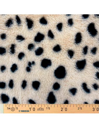 Tessuto in finta pelliccia animale - Serval