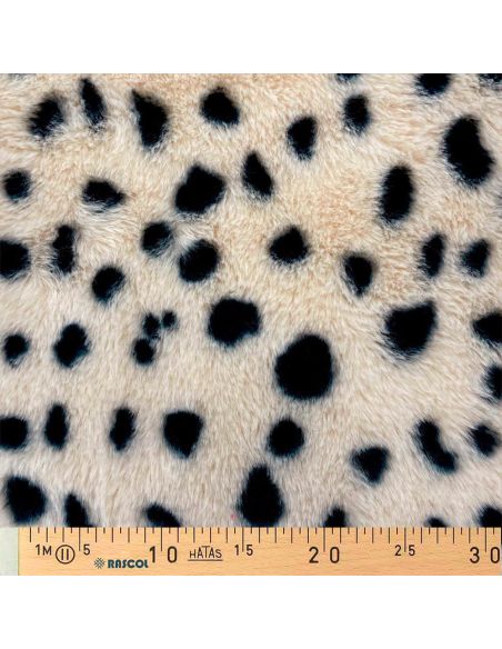 Tessuto in finta pelliccia animale - Serval