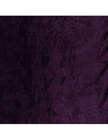 Tessuto velluto elasticizzato - Viola