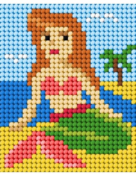Kit tela per bambini - La sirenetta
