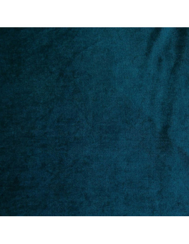 Tessuto velluto elasticizzato - Blu petrolio