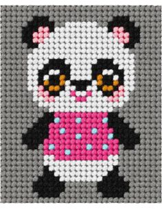 Kit telaio per bambini - La mia amica panda