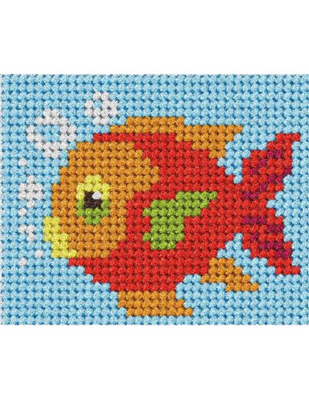Kit telaio per bambini - Il pesce rosso