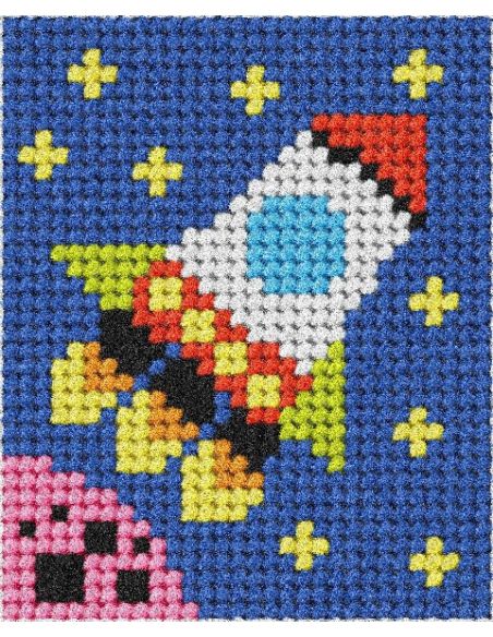 Kit telaio per bambini - Il razzo