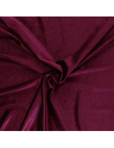 Tessuto velluto elasticizzato - Bordeaux