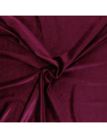 Tessuto velluto elasticizzato - Bordeaux