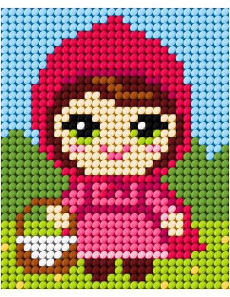Kit telaio per bambini - Cappuccetto Rosso
